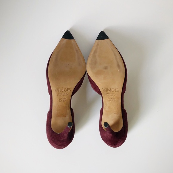Vince Paulette Suede D’Orsay Pump - Picture 8 of 8